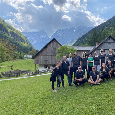 Ekipa FTPO na teambuildingu v Savinjski dolini