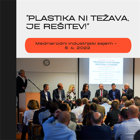 Vabilo na dogodek "Plastika ni težava, je rešitev!" v okviru Mednarodnega industrijskega sejma (MIS)