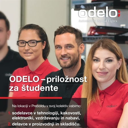 odelo Slovenija d.o.o. - priložnost za študente