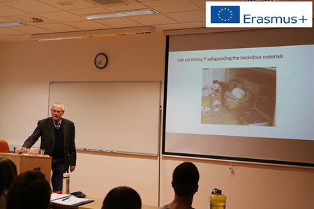 Erasmus+ gostujoče predavanje - dr. Heinrich Grünwald iz podjetja Surface Chemistry, Nemčija