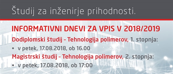 Informativni dnevi za vpis v 2018/2019